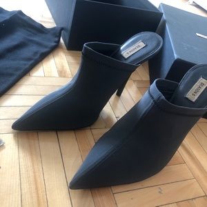 Yeezy season 6 graphite mules